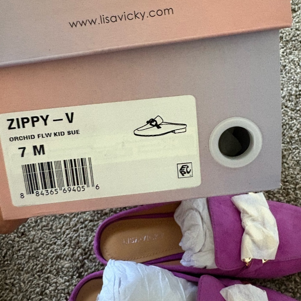 Lisa Vicky Orchid Slip on Loafers - Picture 5 of 5